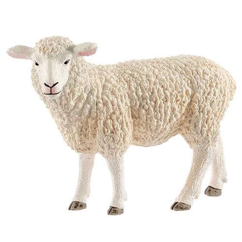 Sheep Toy Farm World Plastic White White