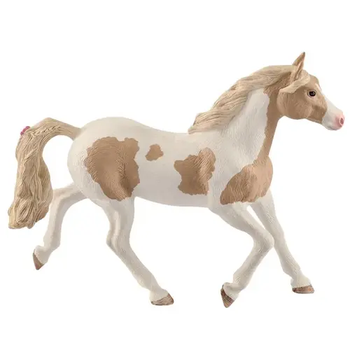 Paint Horse Mare, Tan & White Toy Animal Figure, Ages 3 & Up