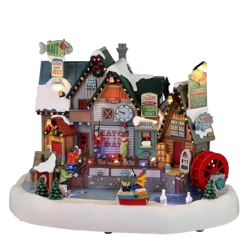 Christmas Village LED Multicolored Vail Village 9" Multicolored