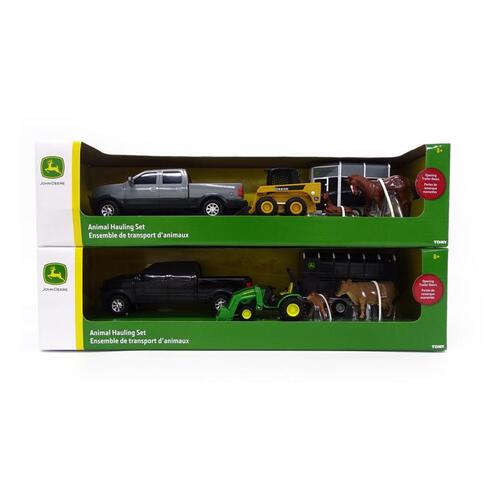 ERTL 37656A John Deere Pickup and Livestock Trailer Set, 3 years and Up