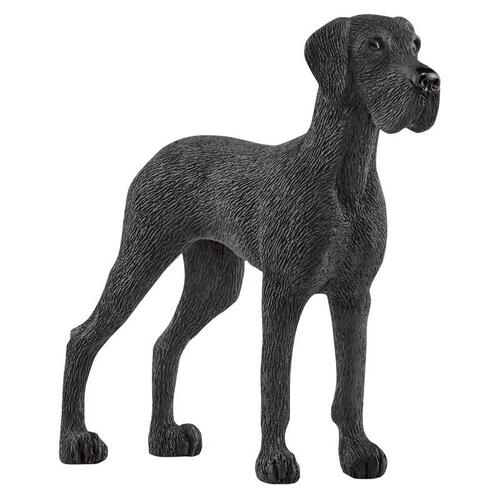 Great Dane Dog Figurine Black 1 pc Black