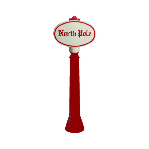 Union Products 76940 Sign Blow Mold Red/White North Pole 45" Red/White