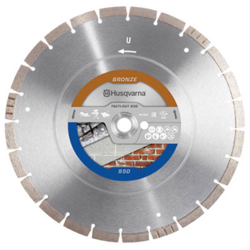 Husqvarna 579816403 Circular Saw Blade 12" D X 1" Tacti-Cut S50 Diamond