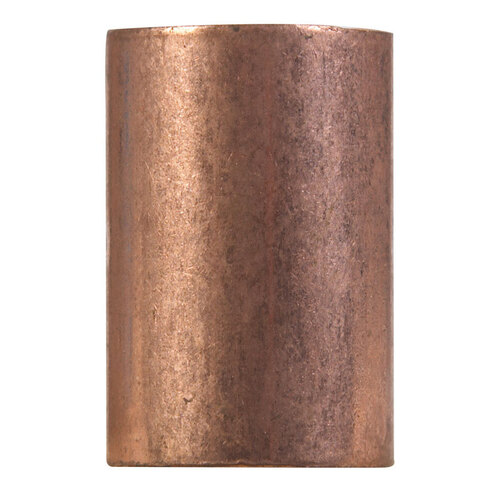 Coupling with Stop 3/8" Sweat X 3/8" D Sweat Copper