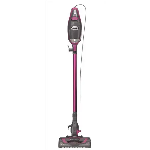 Stick Vacuum Rocket Pro DLX Bagless Corded Foam Sleeve Filter Fuscia/Silver