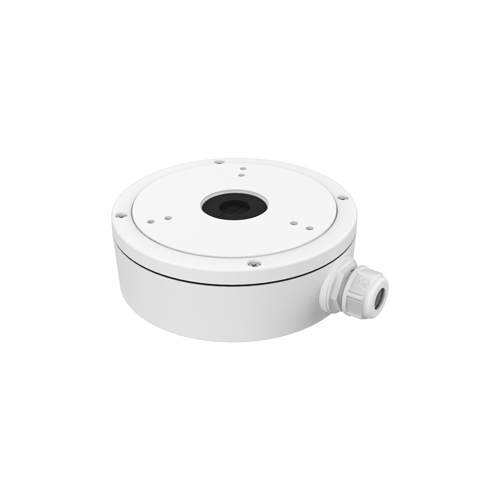 HIKVISION CBM Conduit Base for Dome Camera, Aluminum Alloy, Interchangeable Bottom Waterproof Cover, Side Gland Nut, Surface Spray Hikvision White