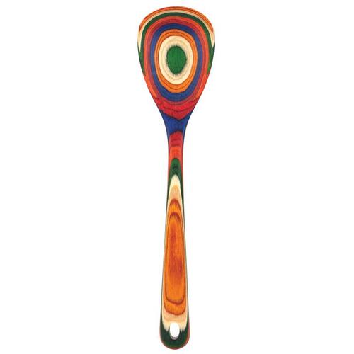 Totally Bamboo 20-9500 Mixing Spoon Baltique Multicolored Birch Wood Multicolored