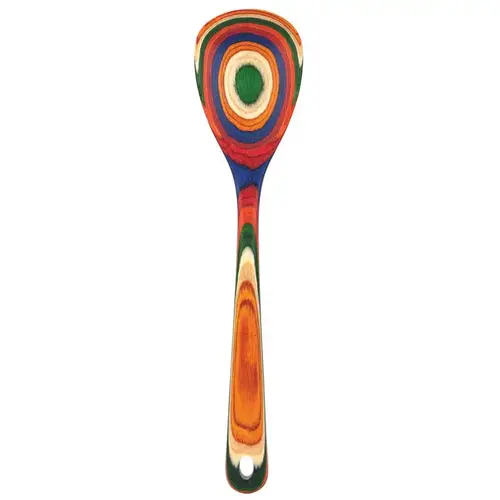 Totally Bamboo 20-9500 Mixing Spoon Baltique Multicolored Birch Wood Multicolored