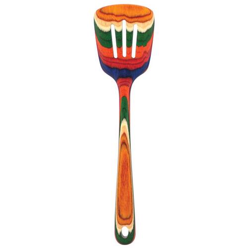 Totally Bamboo 20-9503 Slotted Spatula Baltique Multicolored Birch Wood Multicolored