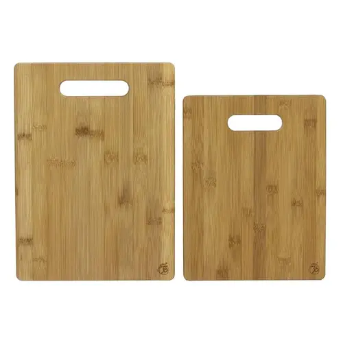 Totally Bamboo 20-2038 Cutting Board Set 13" L X 9.5" W X 0.38" Bamboo Natural