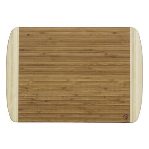 Totally Bamboo 20-1250 Cutting Board Kona Groove 18" L X 12.5" W X 0.63" Bamboo Natural