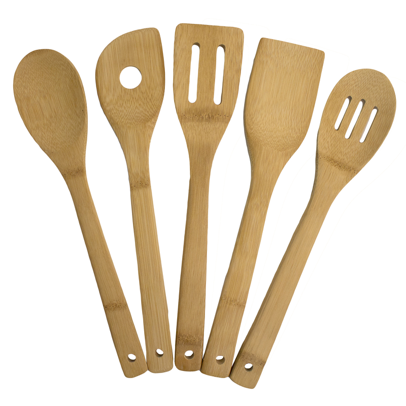 Totally Bamboo 20-2069 Utensil set Brown Bamboo Brown