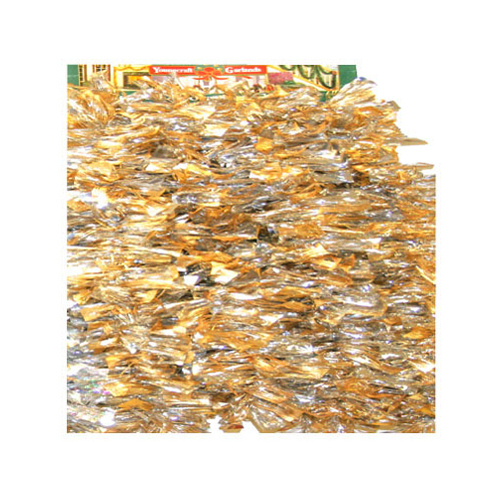 FC Young BOA-EGO Garland 2" D X 12 ft. L Tinsel Christmas Gold/Silver