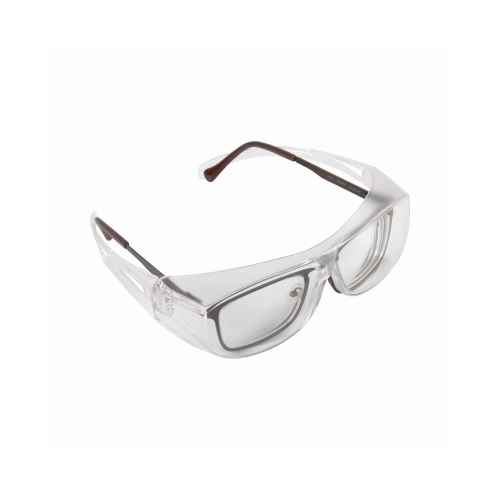 Shooting Safety Glasses Fits Over Prescription Eyeglasses, Clear
