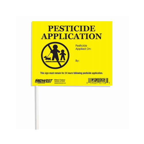 Pesticide Sign  pack of 10