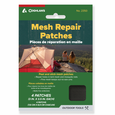 Coghlan's 2350 Mesh Tent & Netting Repair Patches - pack of 4