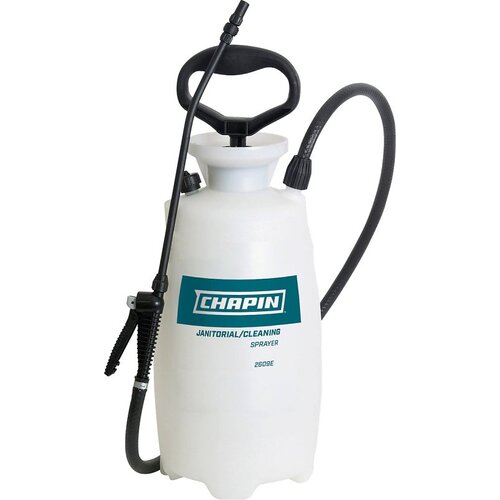CHAPIN MFG 2609E Industrial Janitorial & Sanitation Poly Sprayer, 2-Gallon