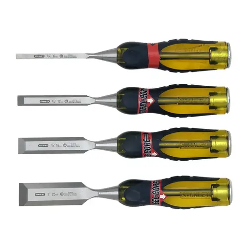 4-Piece Deluxe Steel Glaziers Chisel Set