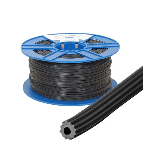 CRL 5CBL190 Black .190 Screen Retainer Spline - 500 Foot Roll