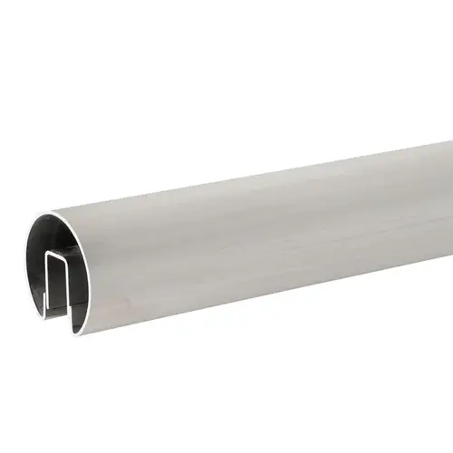 304 Grade Brushed Stainless 2-1/2" Premium Cap Rail for 3/4" Glass - 120"