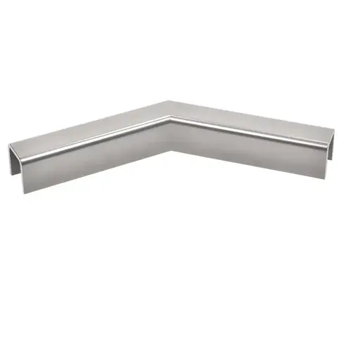 CRL GRL107H3PS Polished Stainless 135 Degree Horizontal Corner for 11 Gauge Low Profile Cap Railings