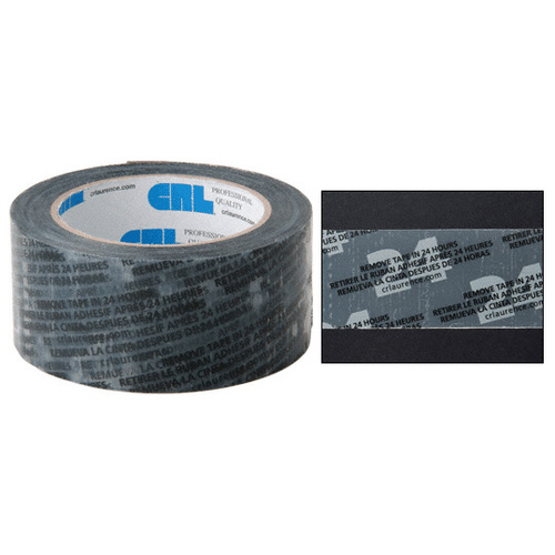 CRL MT2CW Clear 2" Vinyl Molding Retention Tape - With Warning