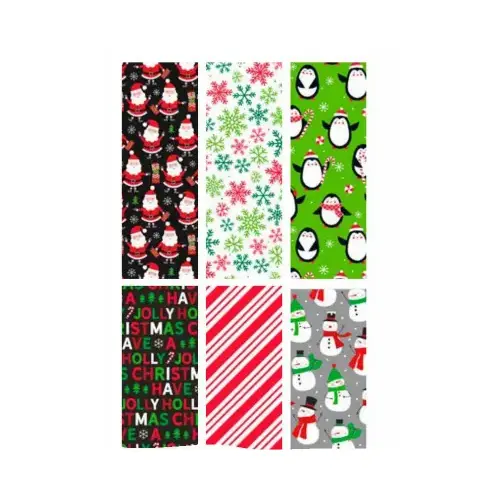 Christmas Wrapping Paper, Assorted Children's Designs, 35 Sq. Ft.