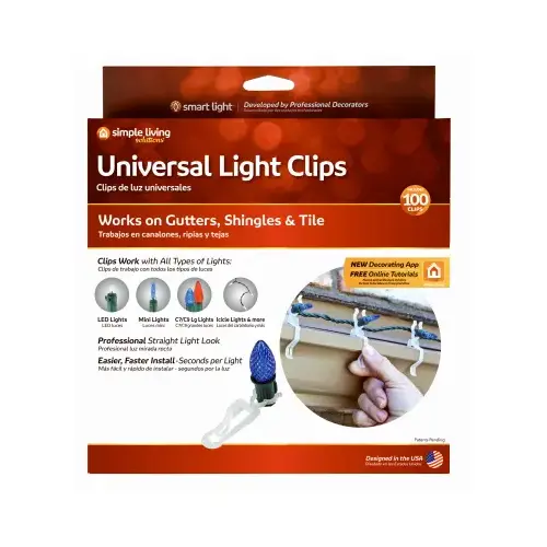 Light Clips, 100-Ct.