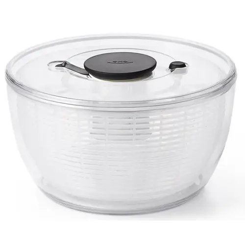 Salad Spinner Good Grips White/Clear Plastic White/Clear