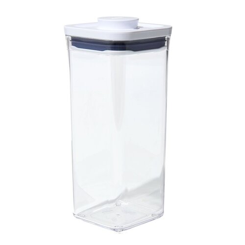 Good Grips POP Food Storage Container, Clear Plastic Square, 1.7 Qt.