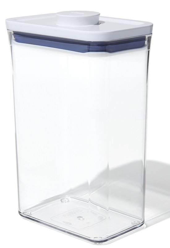 OXO 11234500 POP Food Container, 2.7 qt Capacity, Plastic, Clear, 4.3 in L, 6-1/2 in W, 9-1/2 in H