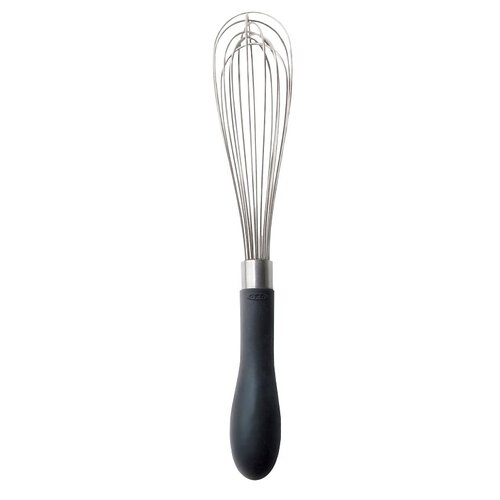 Whisk Good Grips 1" W X 9" L Silver/Black Stainless Steel Polished