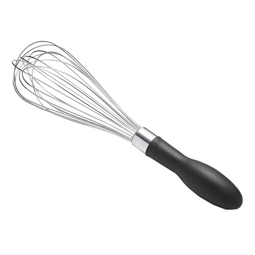 Balloon Wisk Good Grips 3" W X 11" L Silver/Black Rubber/Stainless Steel Polished