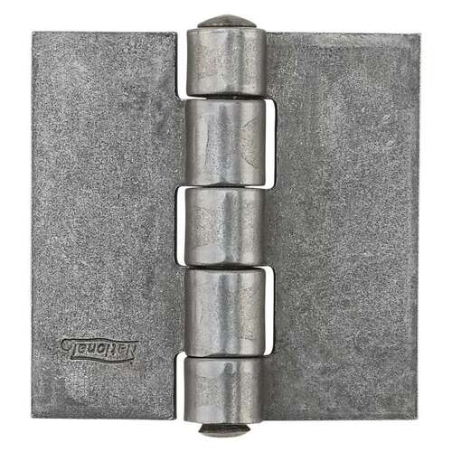 National Hardware N273888-XCP10 560BC 2" x 2" Surface Door Hinge Plain Steel Finish - pack of 10