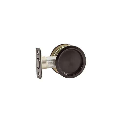 V1952 Round Pocket Door Pull Oil Rubbed Bronze Finish - pack of 3