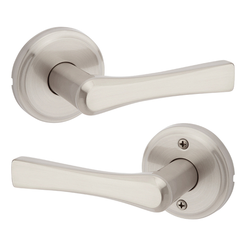 Katella Passage Lever Satin Nickel