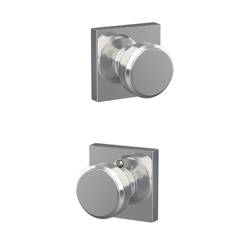 F10 Bowery Passage Knob Lock With Collins Trim