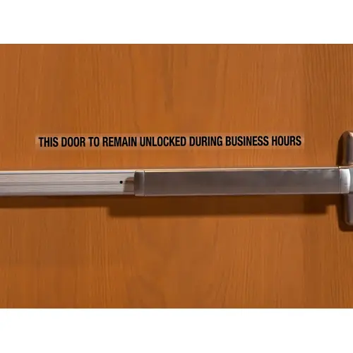 BCF 148 Clear With Print Door Decal