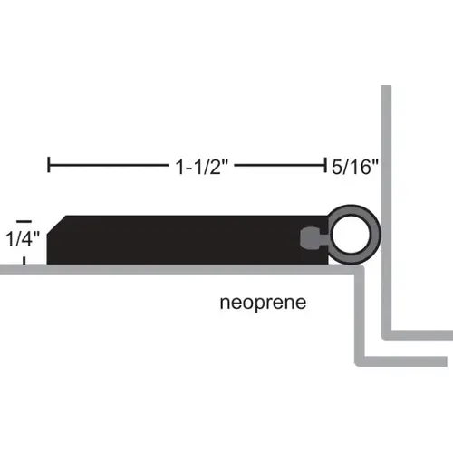 National Guard Products 700NA-18FT Neoprene Perimeter Seal Buy Now