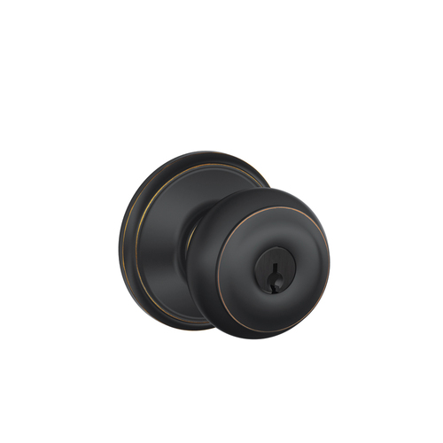 F51AF Georgian Keyed Entry Knob Lock