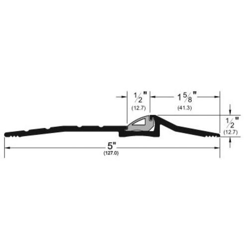 36" Commercial Latching Panic Exit Saddle Threshold Mill Finish Aluminum