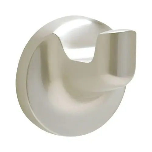 Seal Beach Collection Single Robe Hook Satin Nickel Finish