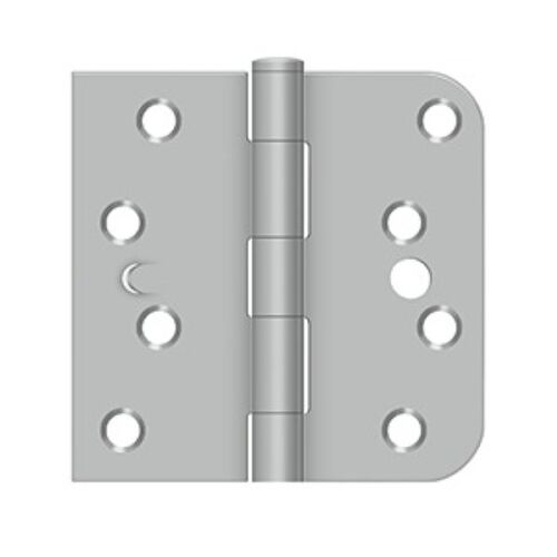 Deltana SS44058TA32D-RH 5/8" Radius Plain Bearing Mortise SQ Hinge Right Handed W/Security Option Stainless Steel