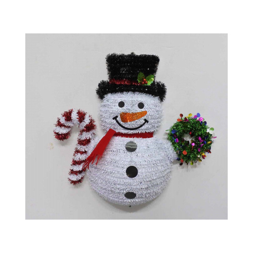 2D Opal Snowman Wreath - pack of 6