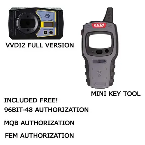 VVDI2 With All Authorizations and Mini Key Tool