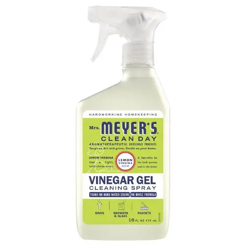 Vinegar Gel Cleaner Clean Day Lemon Verbena Scent Concentrated Liquid Spray 16 oz