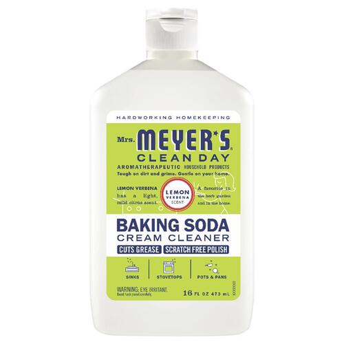 Baking Soda Cleaner Clean Day Lemon Verbena Scent Cream 16 oz