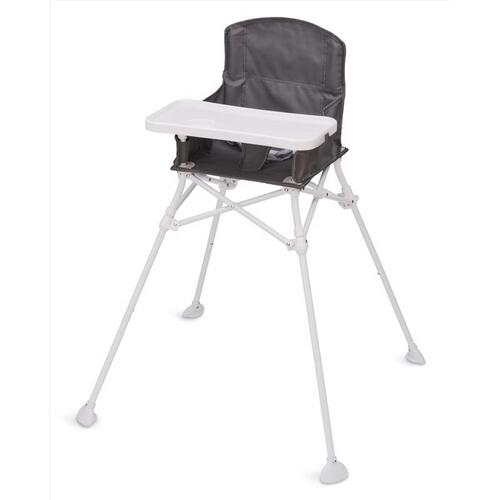 Portable Booster Seat My Portable High Chair Gray Metal/Nylon Gray