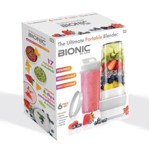 Blender White Plastic 490 ml 1 ct White