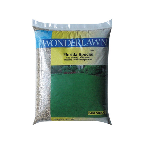 Barenbrug FLSP3ACE00 Grass Seed Wonderlawn Mixed Sun or Shade 3 lb